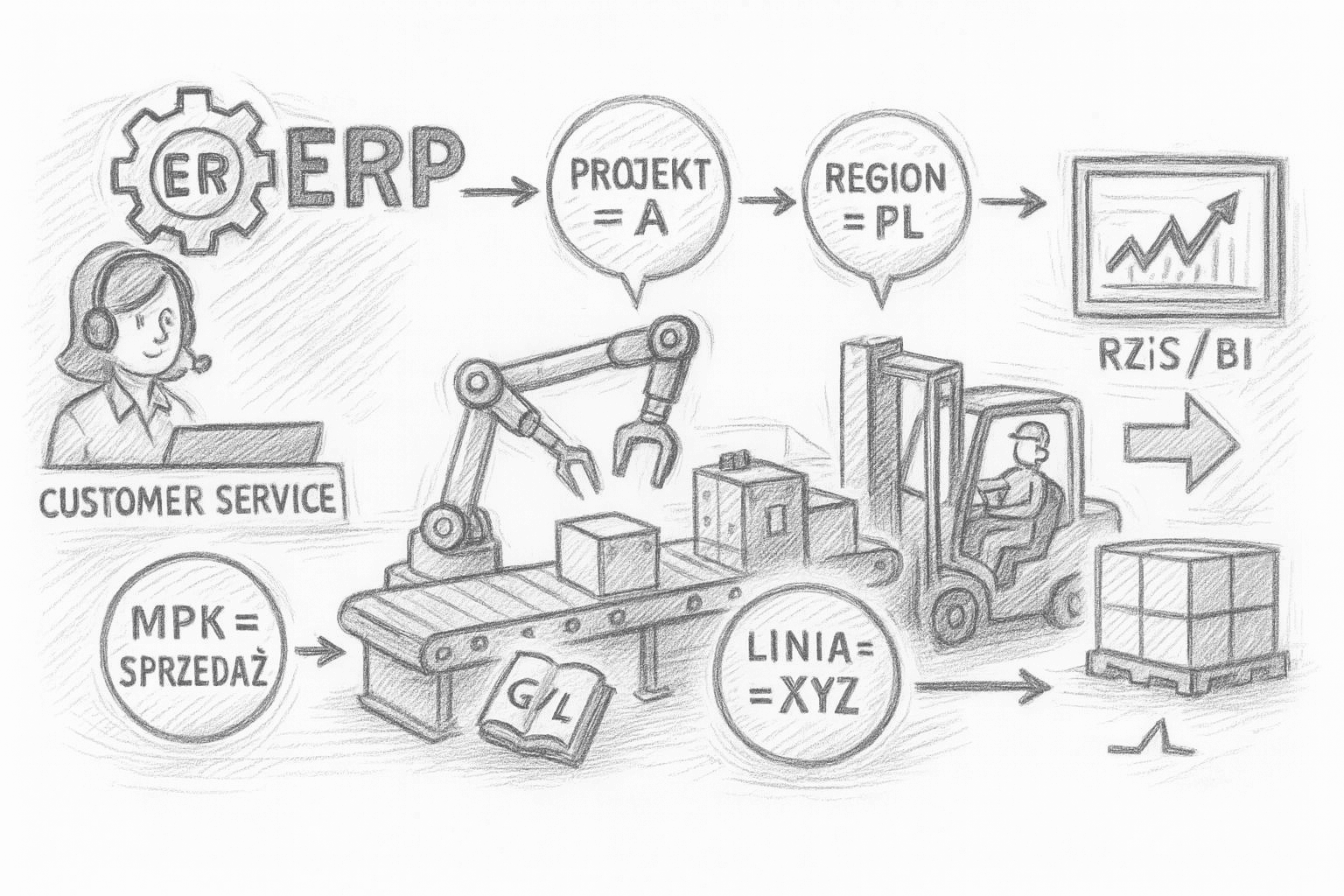 Use of analytical dimensions
